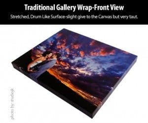 USA Canvas Stretching Services , gallery wrap, Museum Wrap