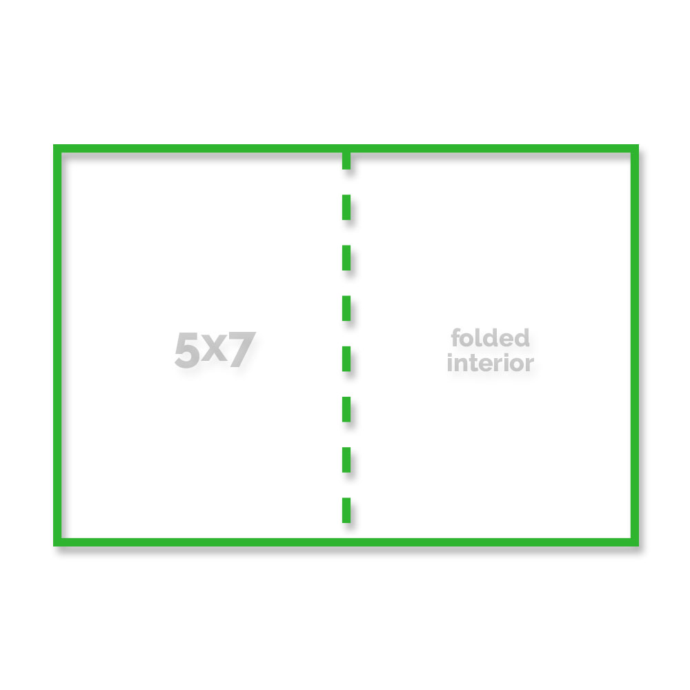 5 X 7 Folded Card Template